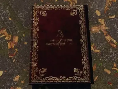Old book Free low-poly 3D model