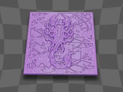 The scorpion decoration  3D print model