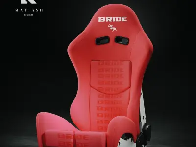 BRIDE Racing seat 3D model