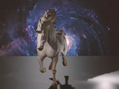 White Horses 3D model
