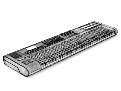 Keyboard Workstation 1 3D model