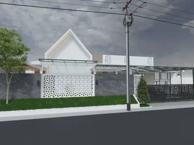Private House 3D model 12
