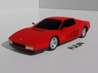 Ferrari Testarossa 3D model