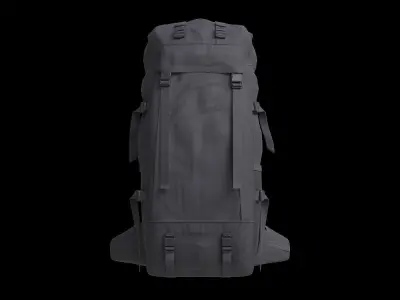 Modern Travelling Rucksack 3D model