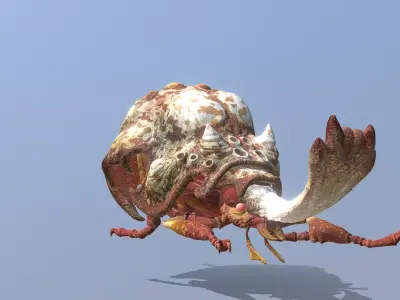 BEETLE BUG Walking Fbx Png 3D model