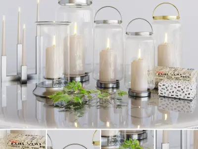 Candles of a Happy New Year 3D model