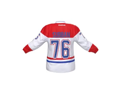 Hockey Jersey Montreal Canadiens 3D model