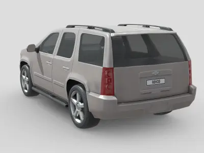 Chevrolet Tahoe 2010 Low-poly 3D model