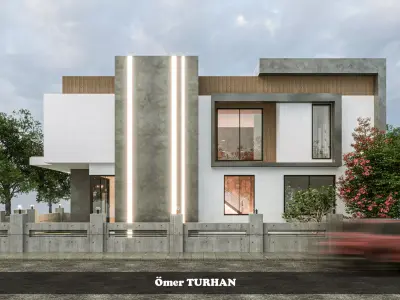 Modern Luxury Villa Interior  Exterior 3D model