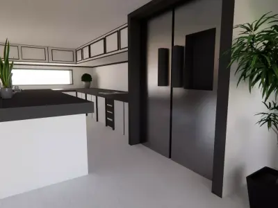 Modern House  3D model order