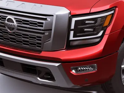 Nissan Titan 2020 3D model