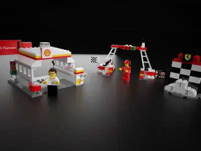 LEGO Shell collection 2016 3D model