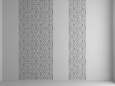 Wall Panel 1 Low-poly 3D model