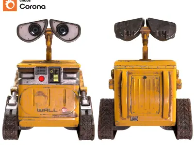 Wall E Robot 3D model