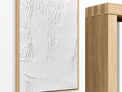 Plaster Two Frame 27 Low-poly 3D model