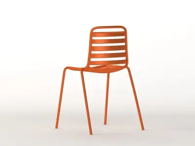 Enea Lts Street Armless Chair By Estudi Manel Molina 3D model