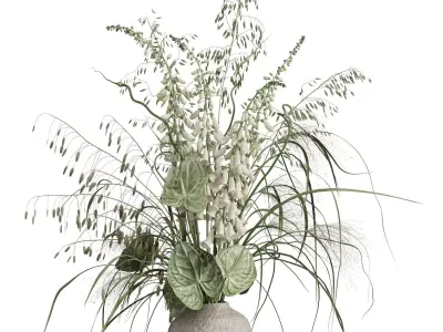 Flower In Vase 107 3D model