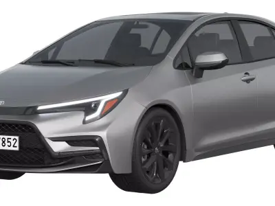 Toyota Corolla Sedan hybrid 2023 3D model