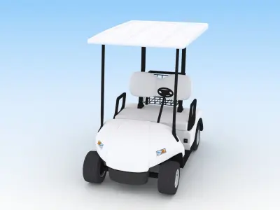 Golf cart 3D model