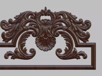 Frame For Wood Carving 3D print model buy