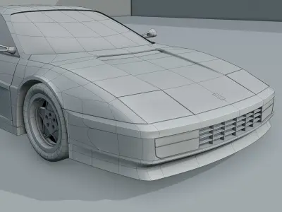 Ferrari Testarossa 3D model