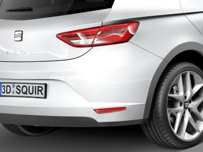 Seat Leon 2013 3D model