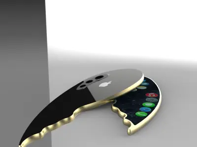 Apple iPhone The Next and Dimensions Low-poly 3D model 3D model