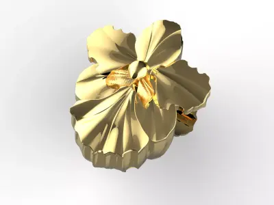 Orchid Charm 3D print model