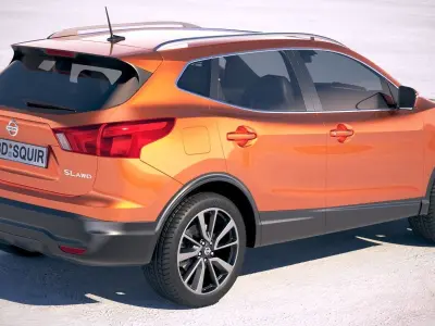 Nissan Rogue Sport 2018 3D model