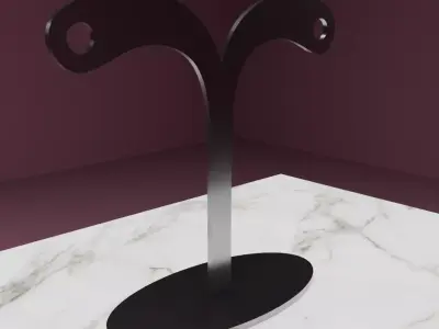 jewerly stand for earrings 3D model for 3D print 3D print model