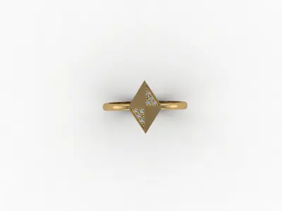 gold ring pint jewelry model 3d stl 3D print model purchase