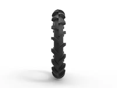 Rear tire of Swamp buggy Scale 1 to 25 3D print model