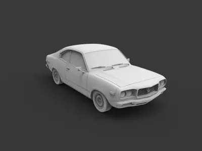 Mazda 808 Mazda 818 Mazda Mizer Mazda RX-3 Mazda Savanna Kia Bri 3D model