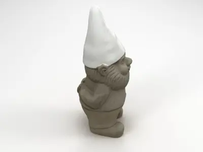 Garden Gnome 002 3D model