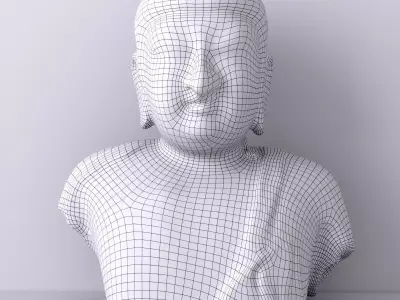 Head and Torso of Buddha 3D model