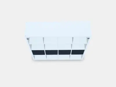 KALLAX Shelving unit with 4 inserts 23 3D model