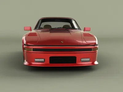 Porsche 911 Slantnose Targa 3D model