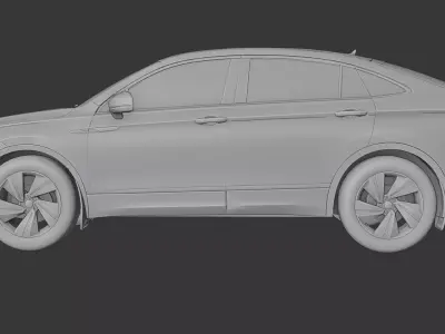 Volkwagen Tiguan  3D print model