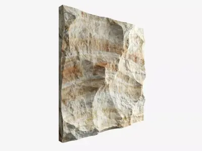 184-RockPanel sandstone wall texture 3D model