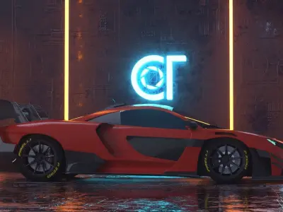  McLaren Senna GTR 2020 3D model 3D model