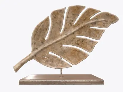 Leaf sculpture 01 3D model