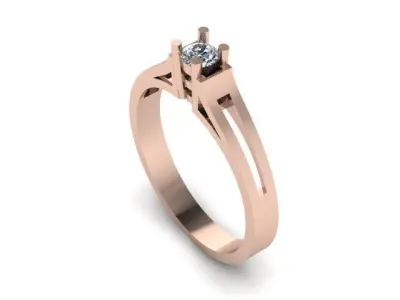 wedding ring 3D print model