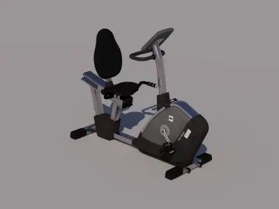 Stationary bicycle 3D model