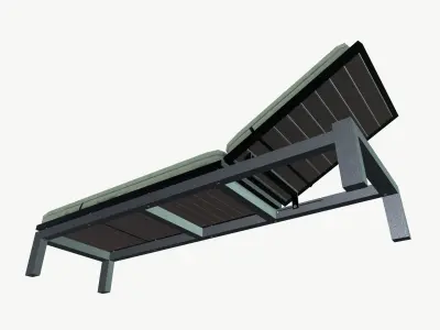 Lounge Poolside chair 3D model