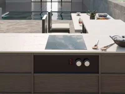 Modern Outdoor Kitchen 05 3D model