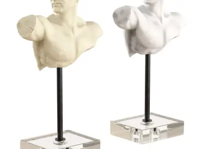 Sculpture Male Corps 3D model