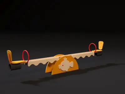 Playgrounds playground set 3D model