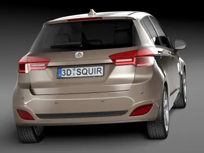 Generic Hatchback 5-door 2016 3D model