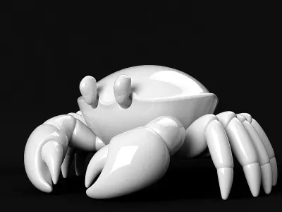 Crab Statue 3D print model