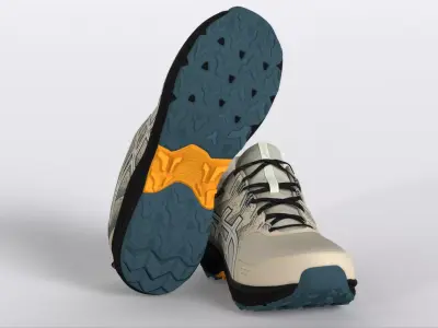 ASICS Men s Gel Venture 9 Running Shoes Low-poly 3D model